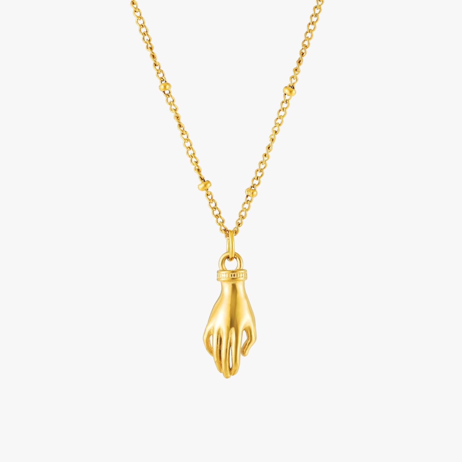Guardian Hand Necklace Pendant Detail