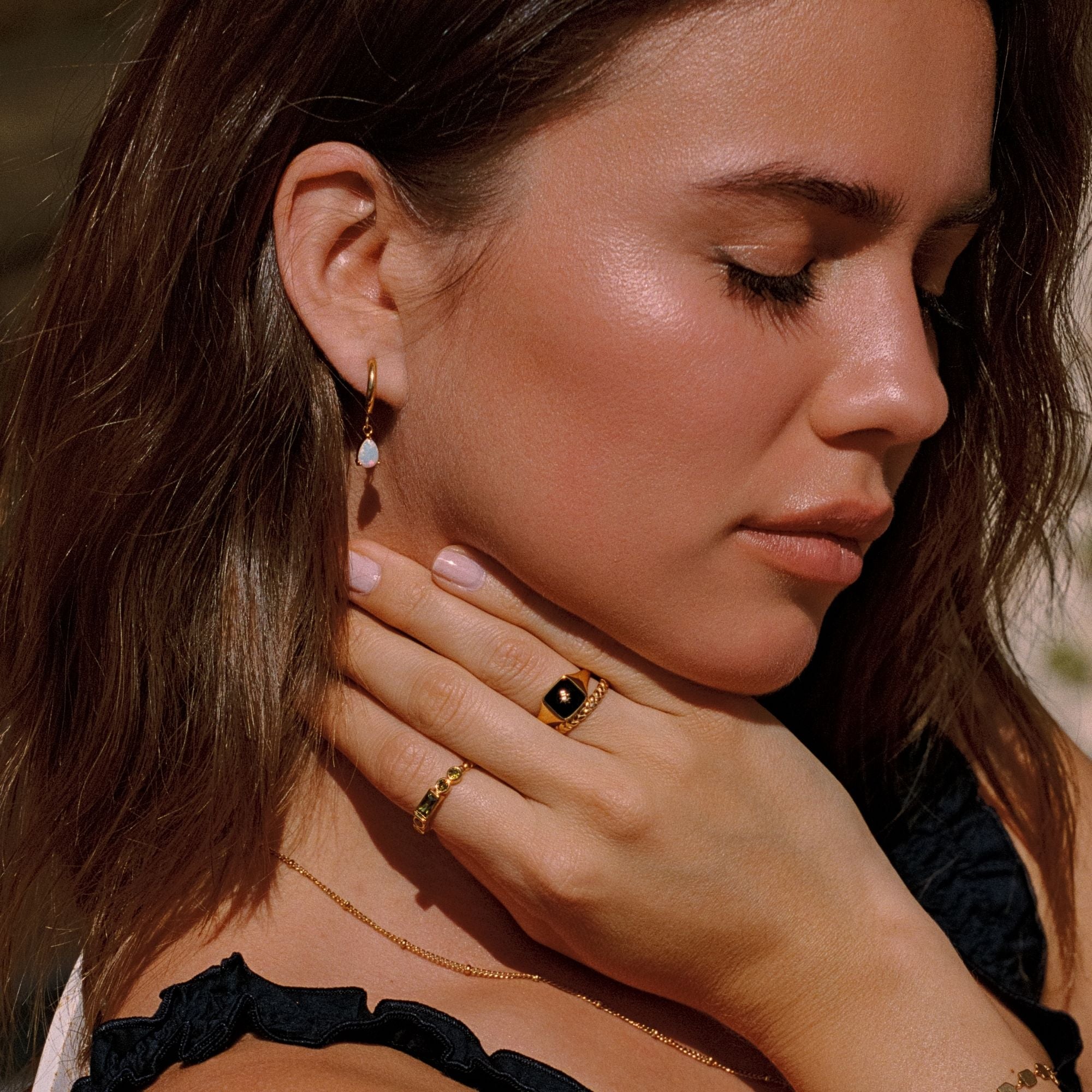 Opal Earrings