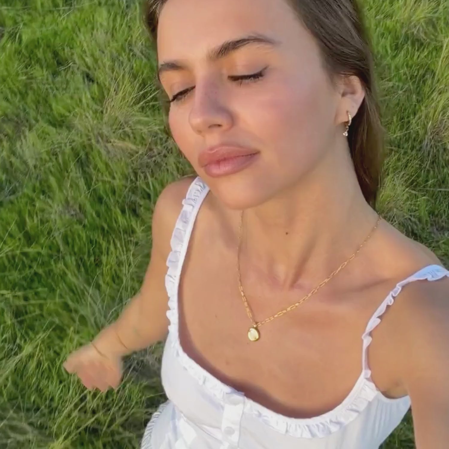 Opal White Necklace