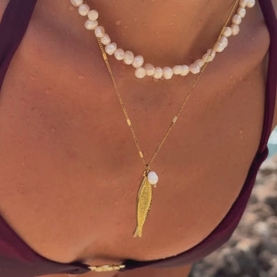fish necklace