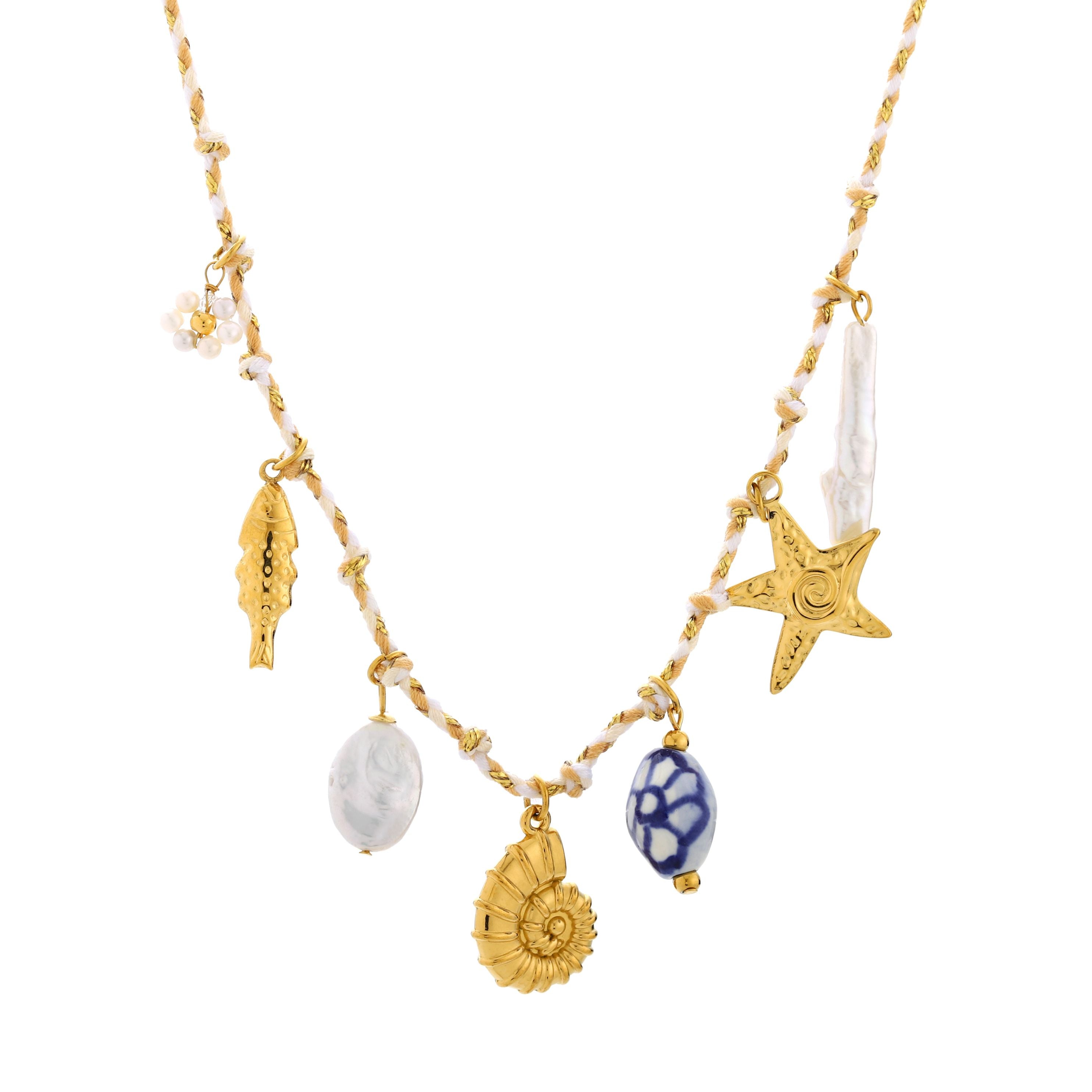 Rope Charms Choker