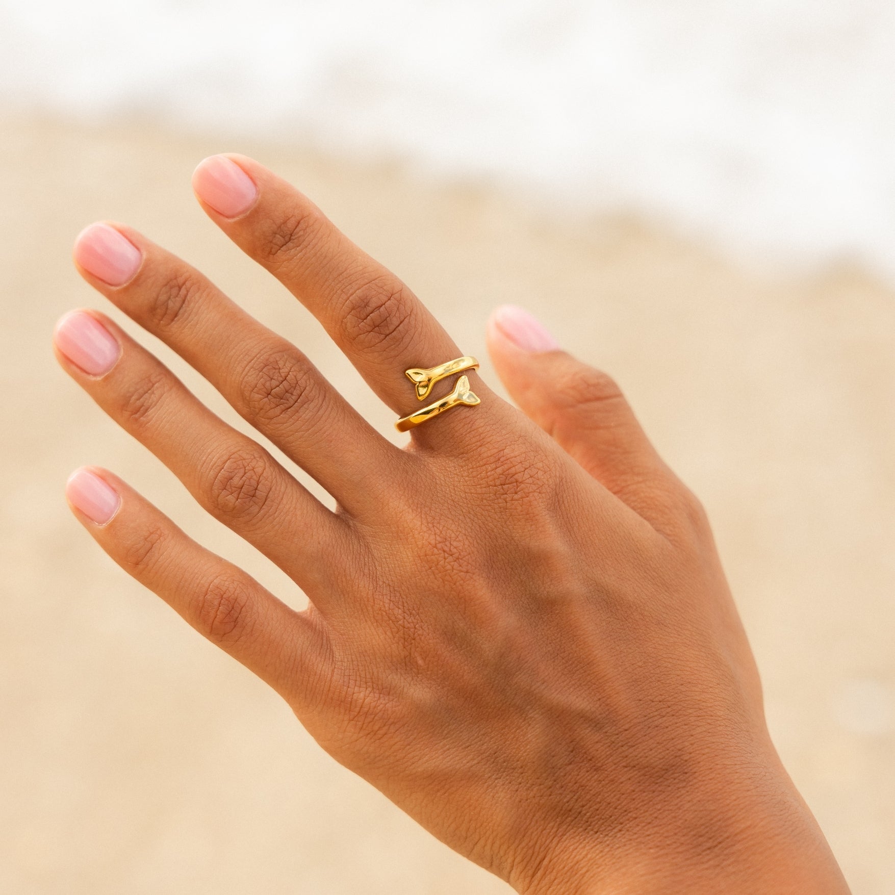 Sea Life Gold Ring