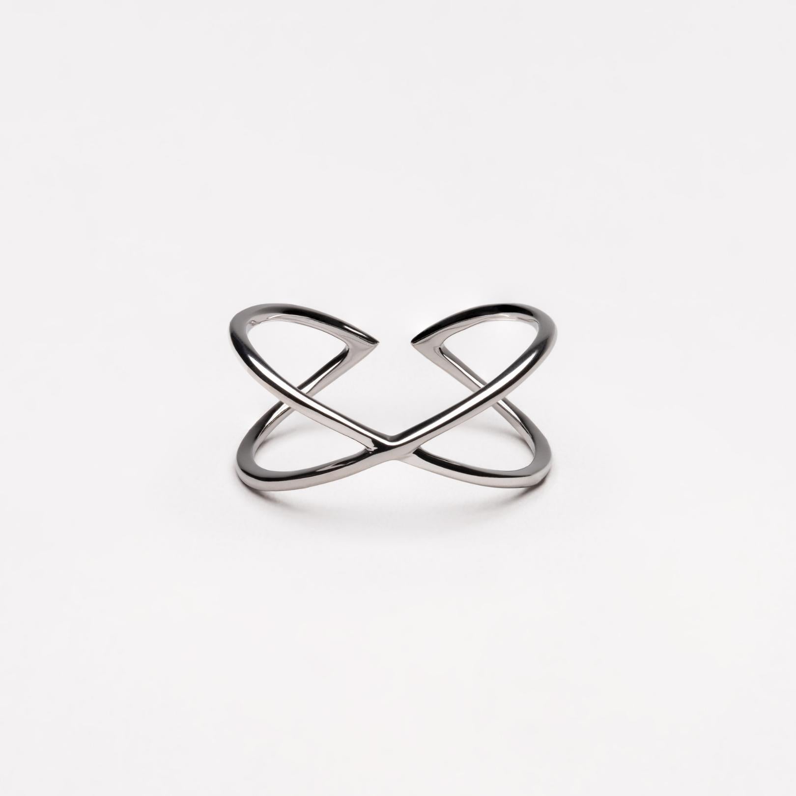 Silver Cross Ring