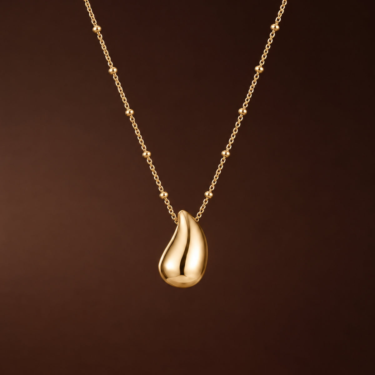 Teardrop Pendant Necklace