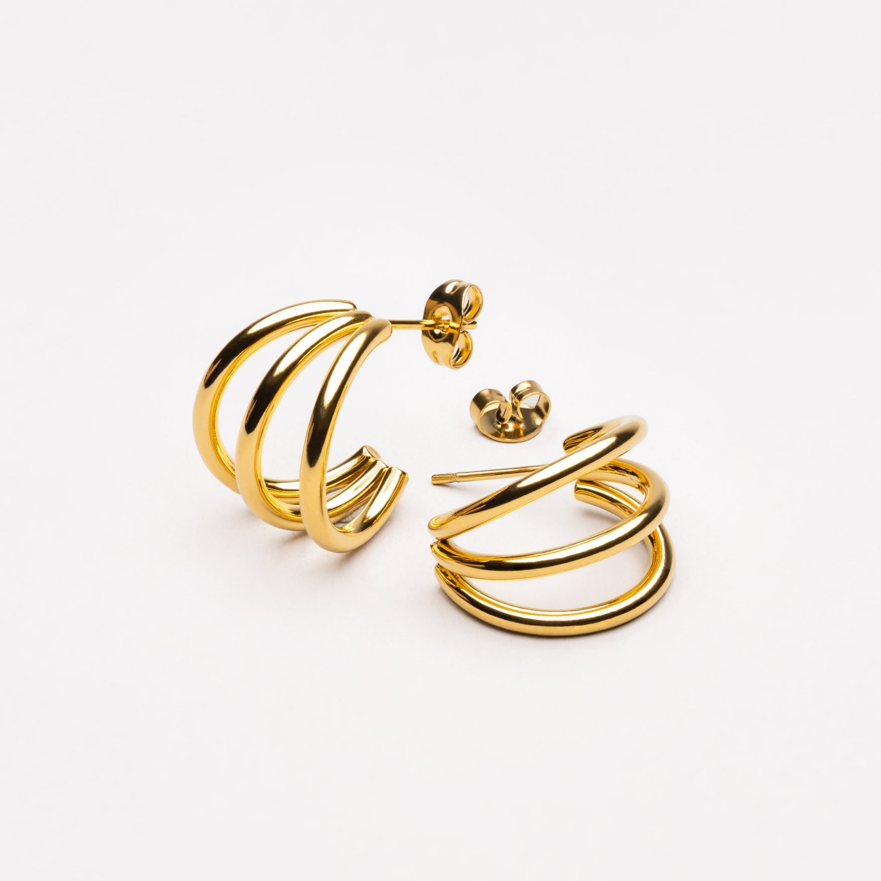 Triple Hoops Earrings