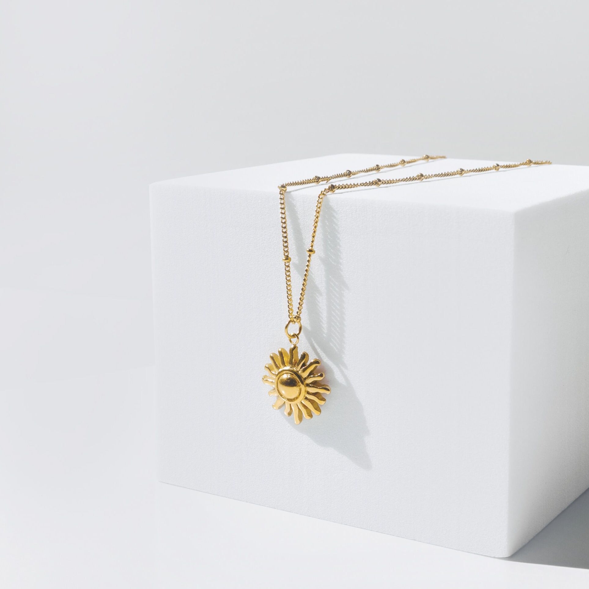 Gold Sun Necklace